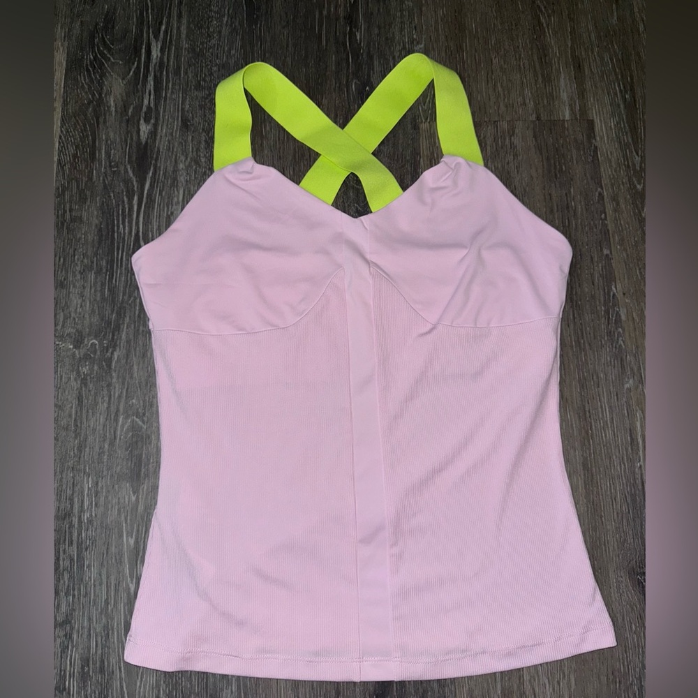 Original Penguin Women's Rib Criss-Cross Tank - Getalo Pink - Size XS